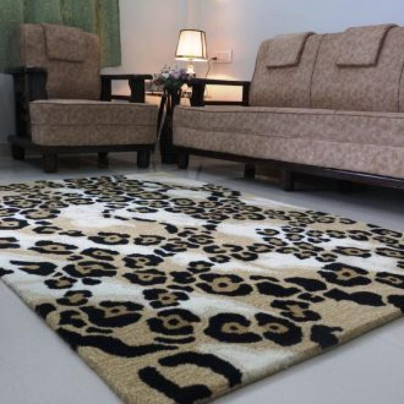 Leopard Luxe Animal Print Rug 12