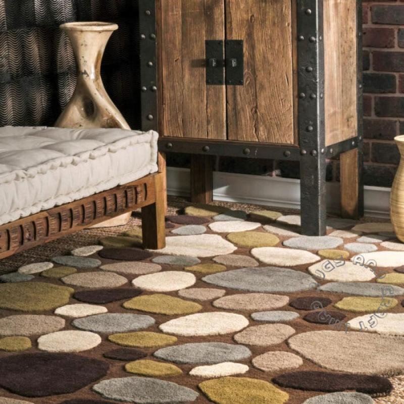 Pebble Stone Neutral Tone Rug 71
