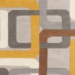 Modern Geometric Block Area Rug 72