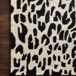 Bold Leopard Print Modern Area Rug 75